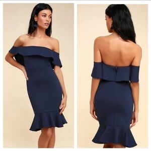 Lulus Confidence Boost Off Shoulder Bodycon Dress